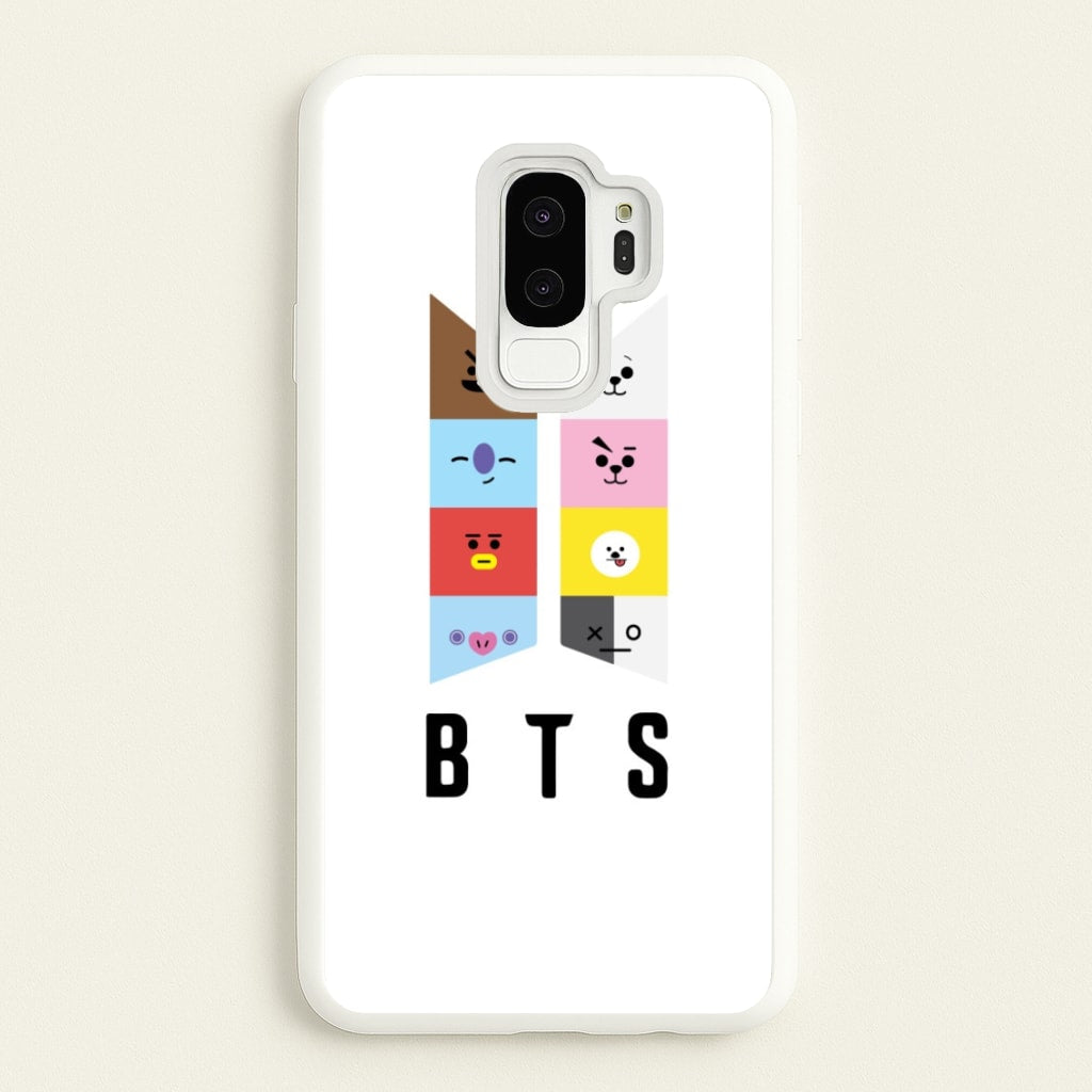 BT21 K-Pop Band Logo - BTS Phone Case for Galaxy S9 Plus