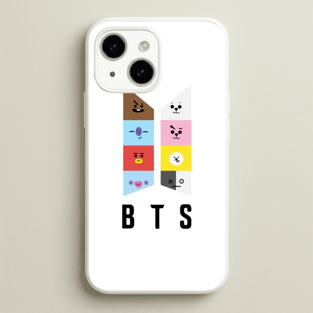 BT21 K-Pop Band Logo - BTS Phone Case for iPhone 15