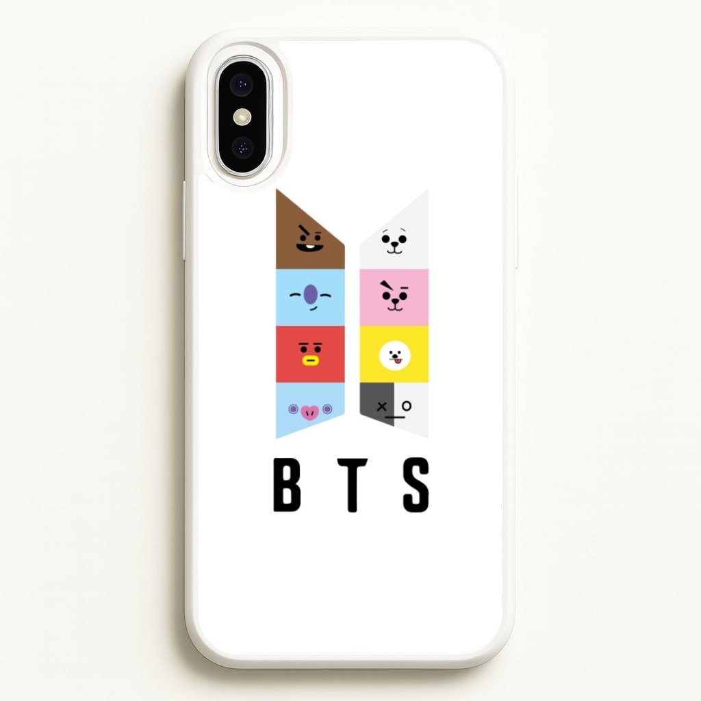 BT21 K-Pop Band Logo - BTS Phone Case for iPhone XS Max