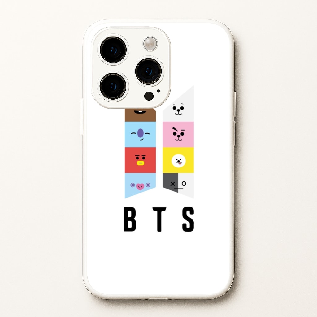 BT21 K-Pop Band Logo - BTS Phone Case for iPhone 14 Pro Max