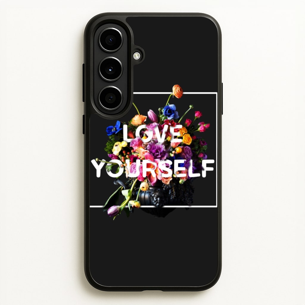 Floral Love Yourself - K Pop - BTS Phone Case for Galaxy A56
