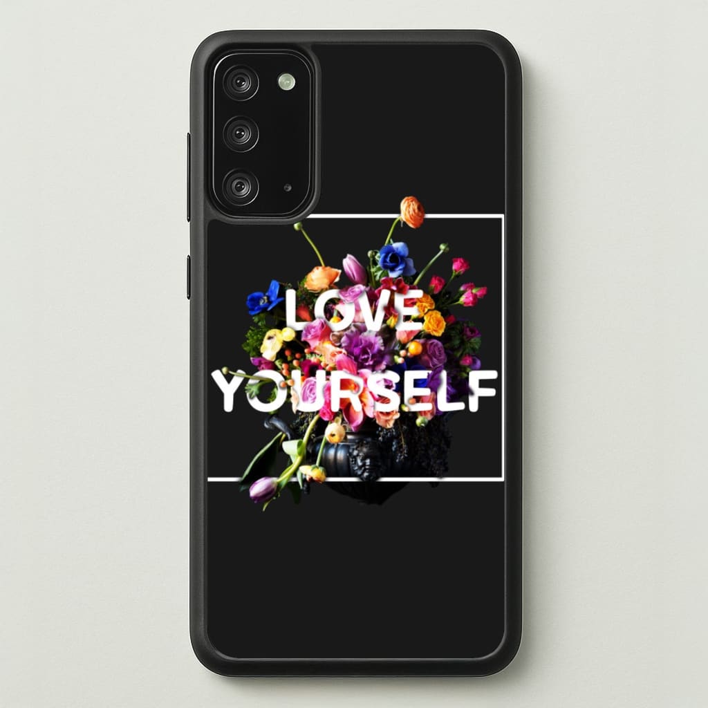 Floral Love Yourself - K Pop - BTS Phone Case for Galaxy Note 20