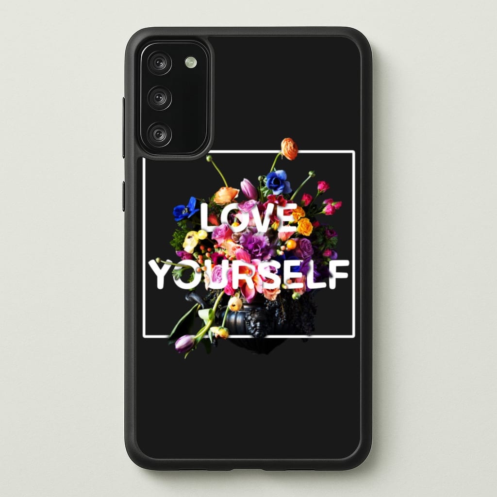 Floral Love Yourself - K Pop - BTS Phone Case for Galaxy S20FE