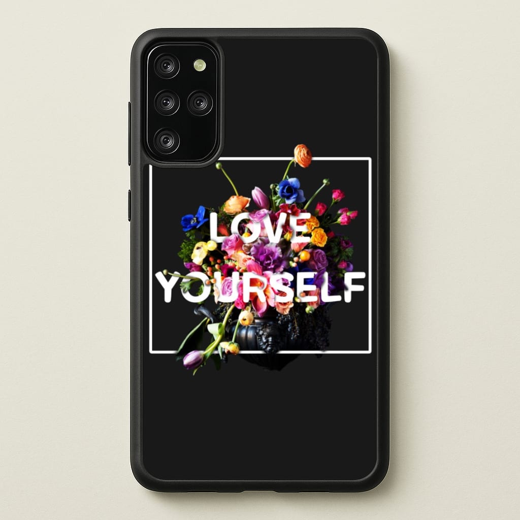 Floral Love Yourself - K Pop - BTS Phone Case for Galaxy S20 Plus