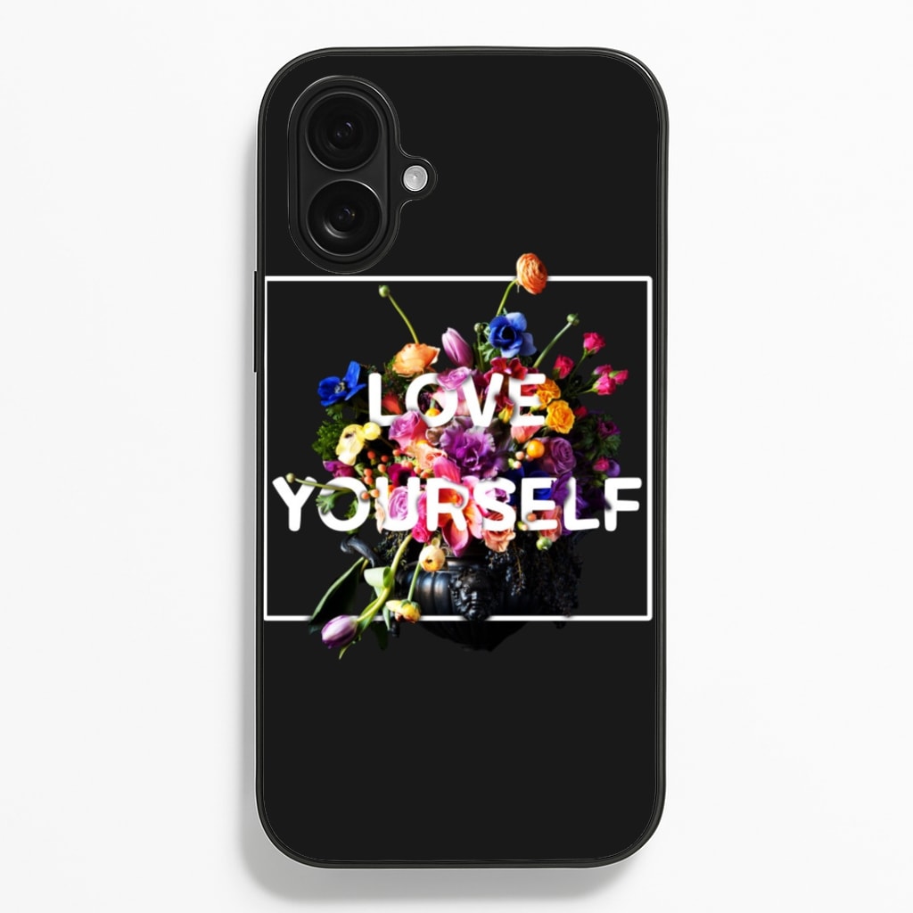 Floral Love Yourself - K Pop - BTS Phone Case for iPhone 16 Plus