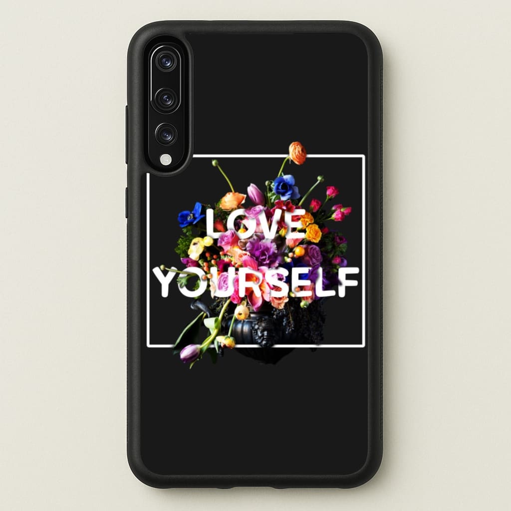 Floral Love Yourself - K Pop - BTS Phone Case for Huawei P20 Pro