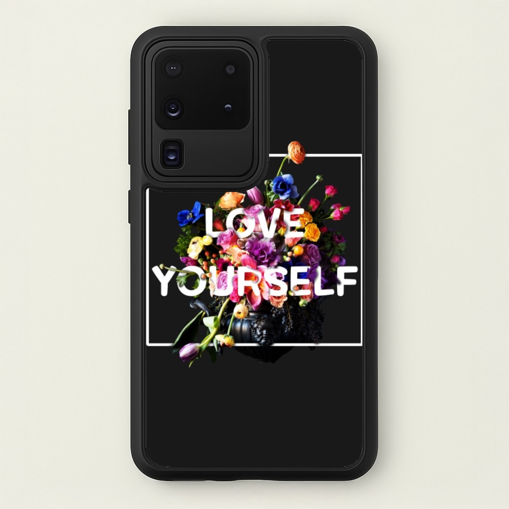 Floral Love Yourself - K Pop - BTS Phone Case for Galaxy S20 Ultra