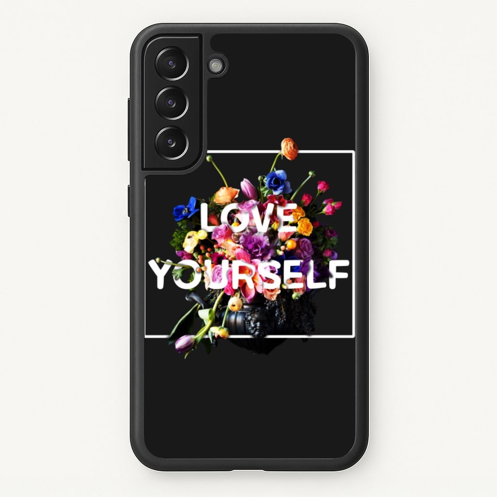 Floral Love Yourself - K Pop - BTS Phone Case for Galaxy S21FE