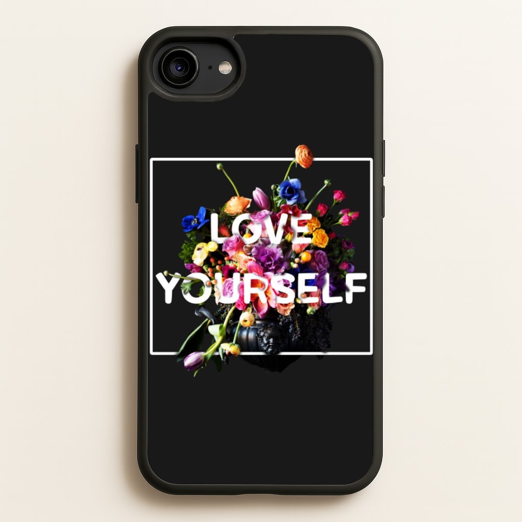 Floral Love Yourself - K Pop - BTS Phone Case for iPhone 6 / 7 / 8 / SE