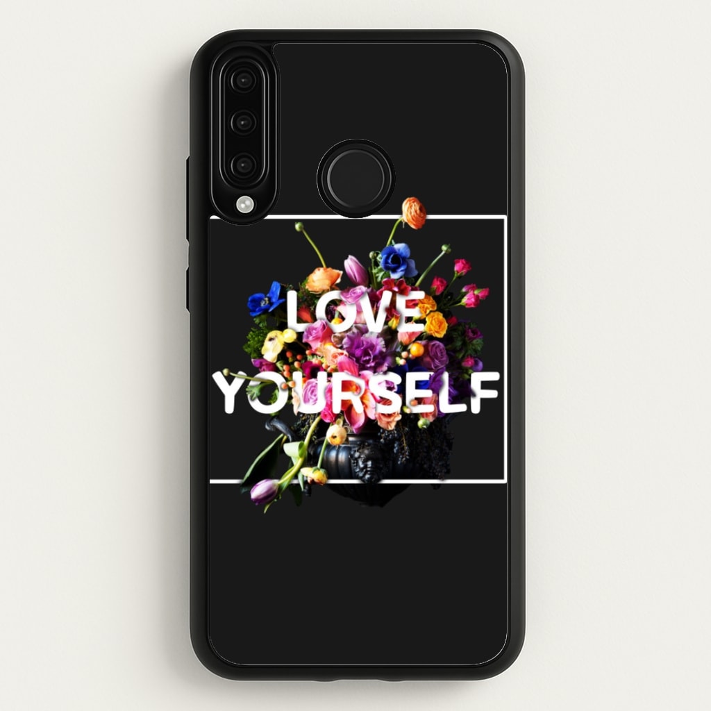 Floral Love Yourself - K Pop - BTS Phone Case for Huawei P30 Lite