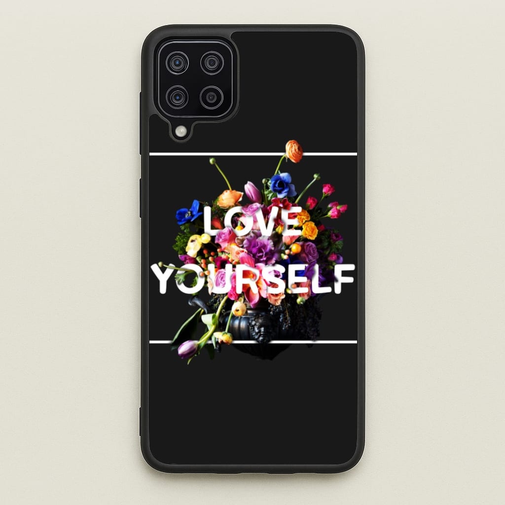 Floral Love Yourself - K Pop - BTS Phone Case for Galaxy A12
