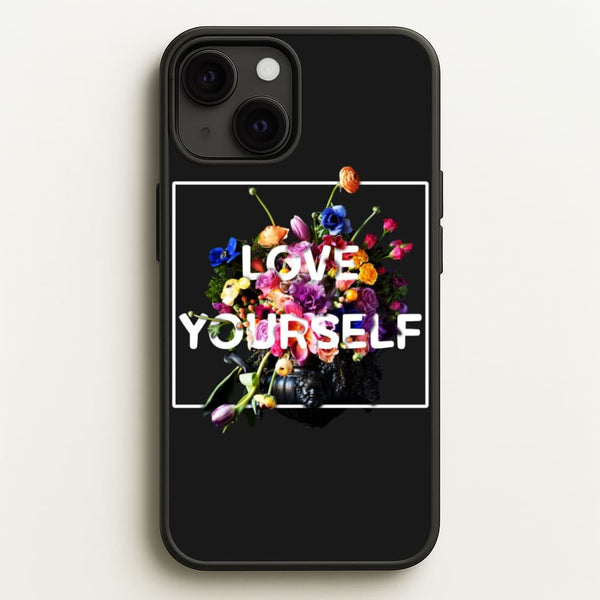 Floral Love Yourself - K Pop - BTS Phone Case for iPhone 13 Mini
