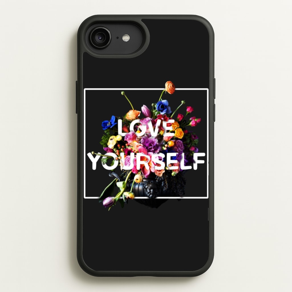 Floral Love Yourself - K Pop - BTS Phone Case for iPhone 6 Plus / 7 Plus / 8 Plus
