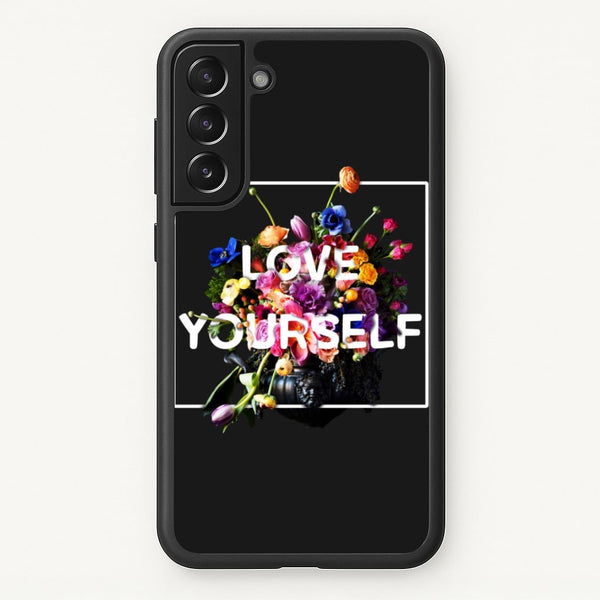 Floral Love Yourself - K Pop - BTS Phone Case for Galaxy S22 Plus
