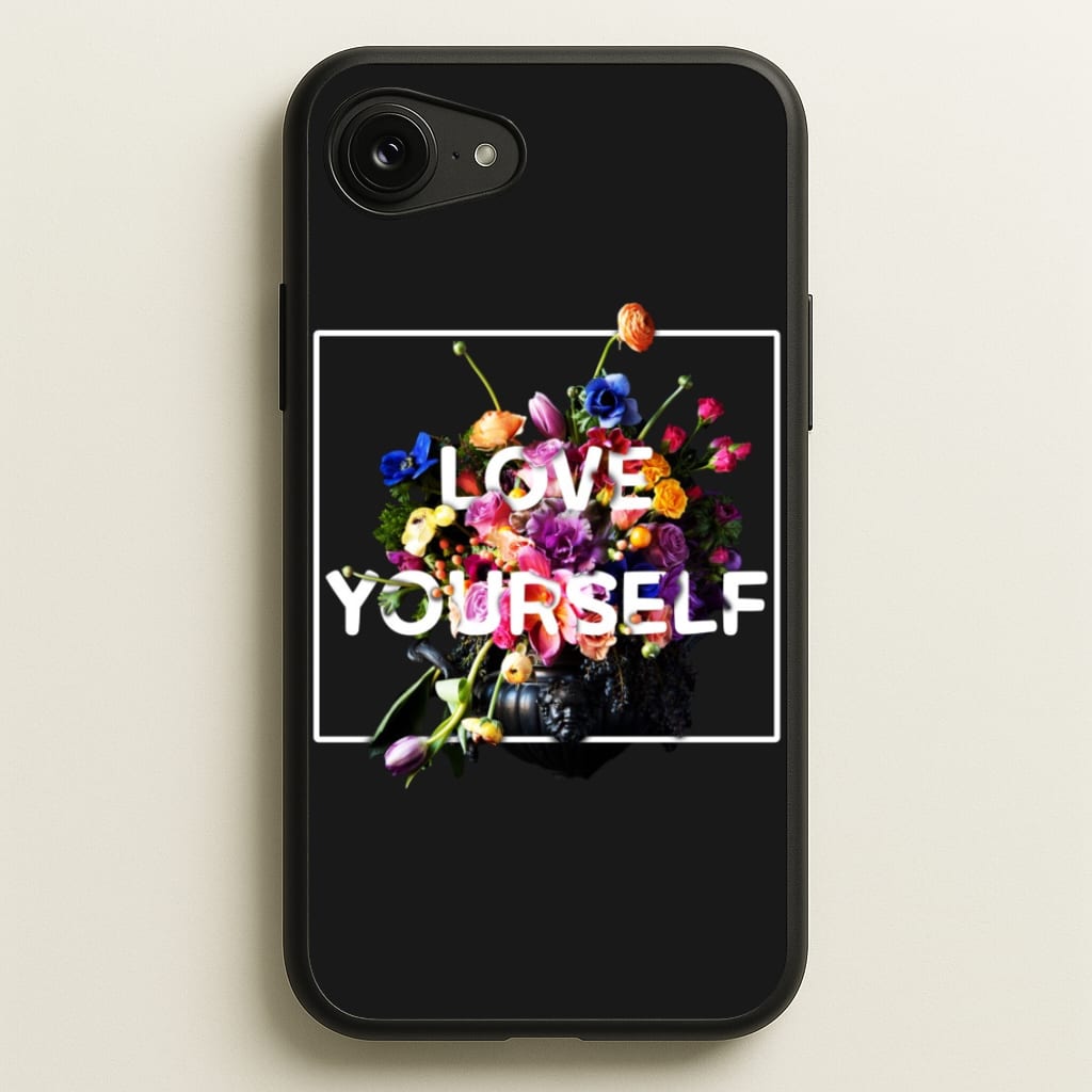 Floral Love Yourself - K Pop - BTS Phone Case for iPhone 16e