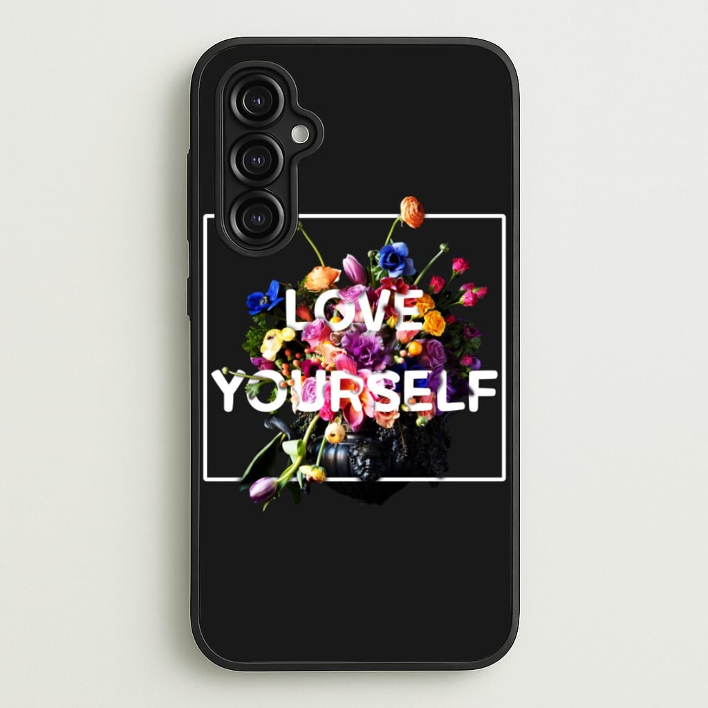 Floral Love Yourself - K Pop - BTS Phone Case for Galaxy A14