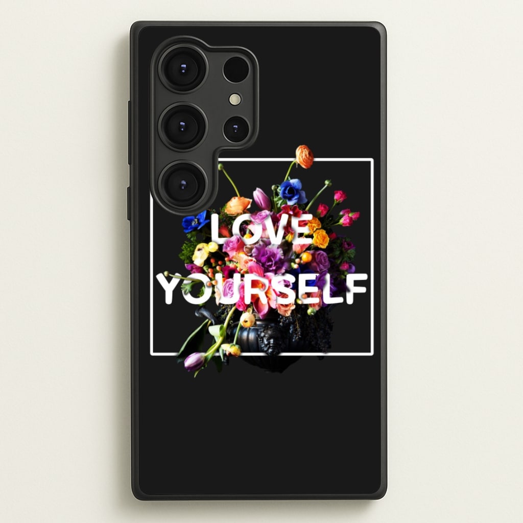Floral Love Yourself - K Pop - BTS Phone Case for Galaxy S25 Ultra