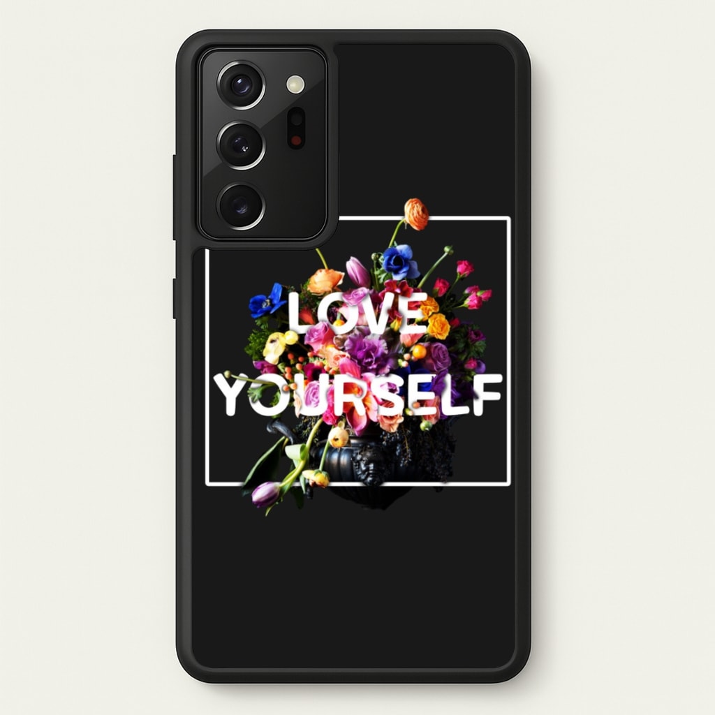 Floral Love Yourself - K Pop - BTS Phone Case for Galaxy Note 20 Ultra