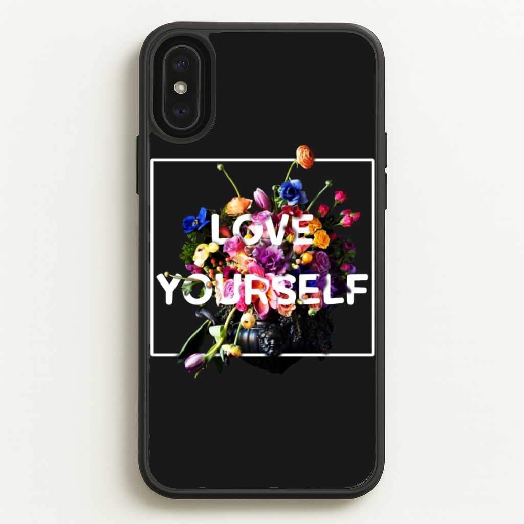 Floral Love Yourself - K Pop - BTS Phone Case for iPhone XS Max