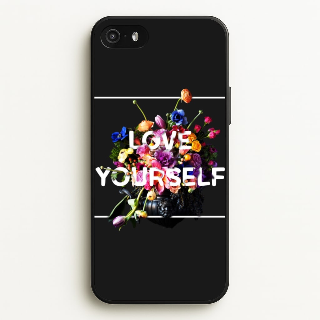 Floral Love Yourself - K Pop - BTS Phone Case for iPhone 5 / 5s / SE 2016