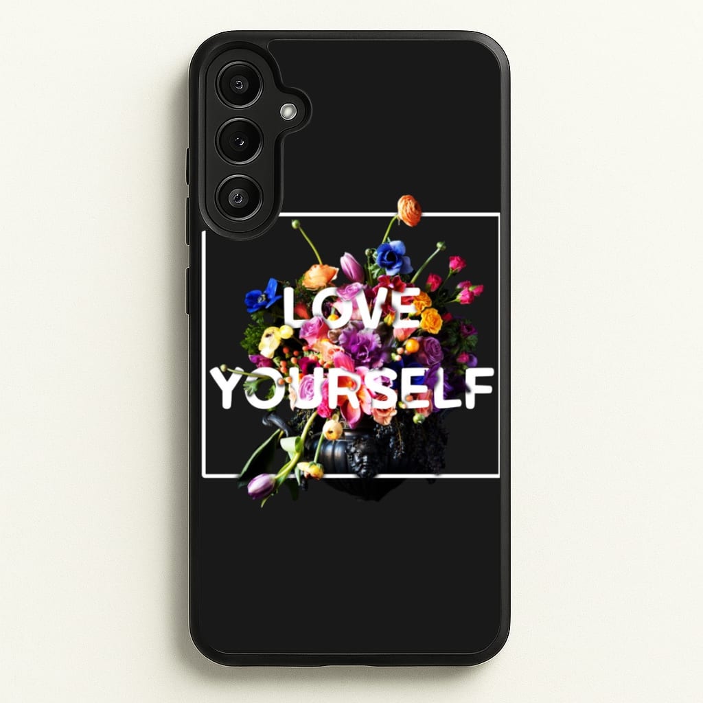 Floral Love Yourself - K Pop - BTS Phone Case for Galaxy A34