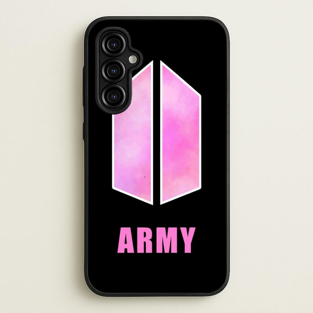BTS Army Pink - K Pop - BTS Phone Case for Galaxy A54