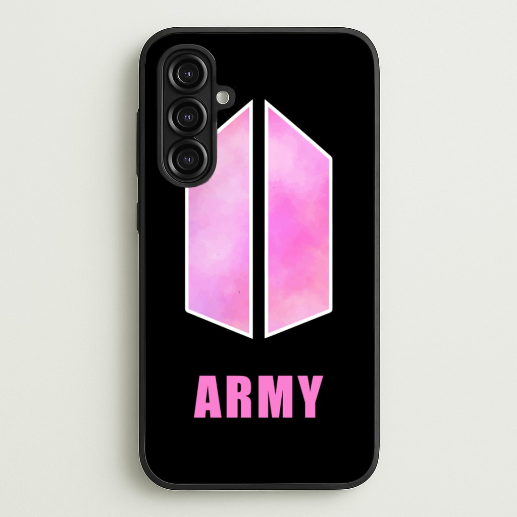 BTS Army Pink - K Pop - BTS Phone Case for Galaxy A16