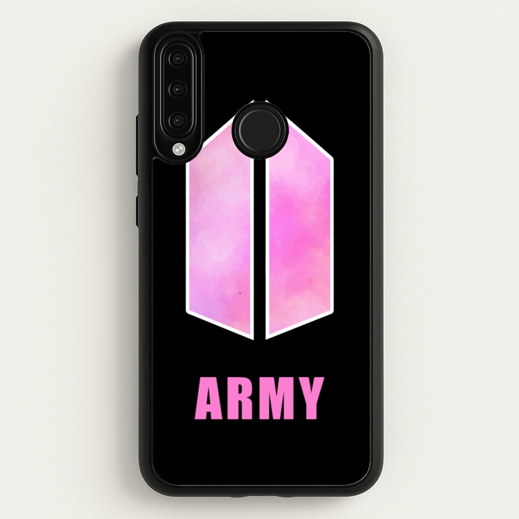 BTS Army Pink - K Pop - BTS Phone Case for Huawei P30 Lite