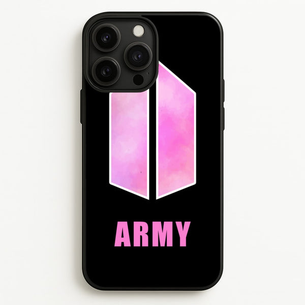 BTS Army Pink - K Pop - BTS Phone Case for iPhone 13 Pro Max