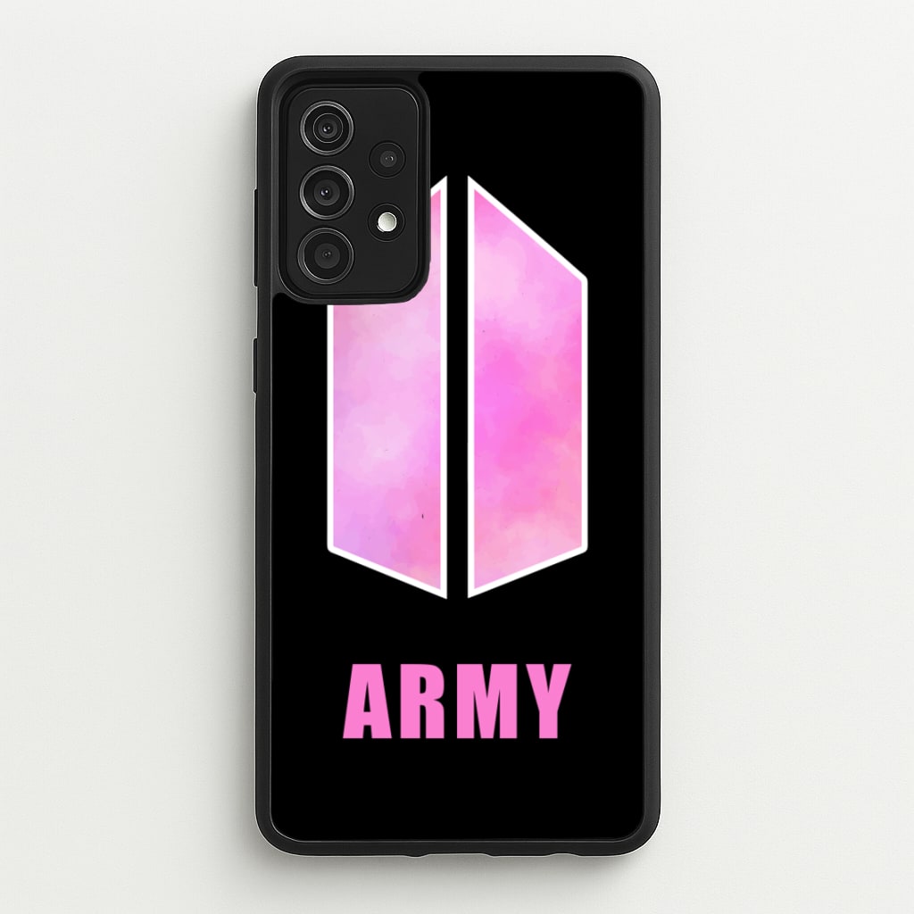 BTS Army Pink - K Pop - BTS Phone Case for Galaxy A52 / A52s