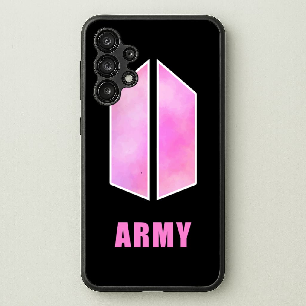 BTS Army Pink - K Pop - BTS Phone Case for Galaxy A13