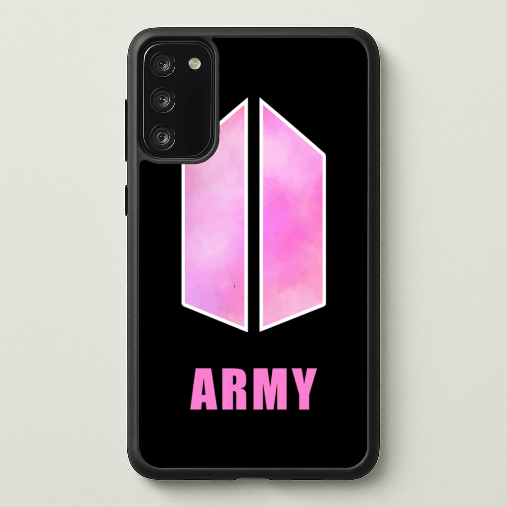 BTS Army Pink - K Pop - BTS Phone Case for Galaxy A41