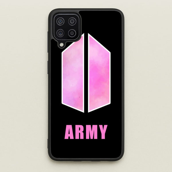 BTS Army Pink - K Pop - BTS Phone Case for Galaxy A12