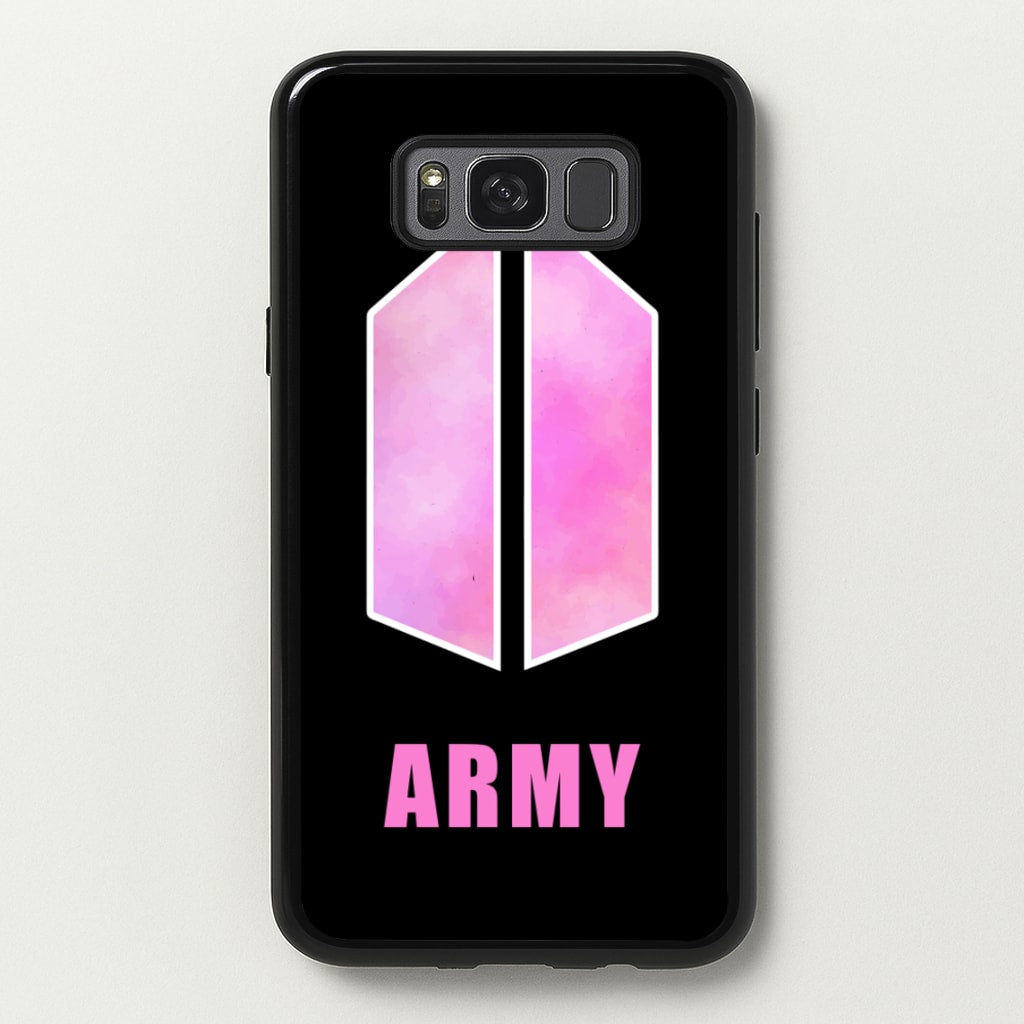 BTS Army Pink - K Pop - BTS Phone Case for Galaxy S8