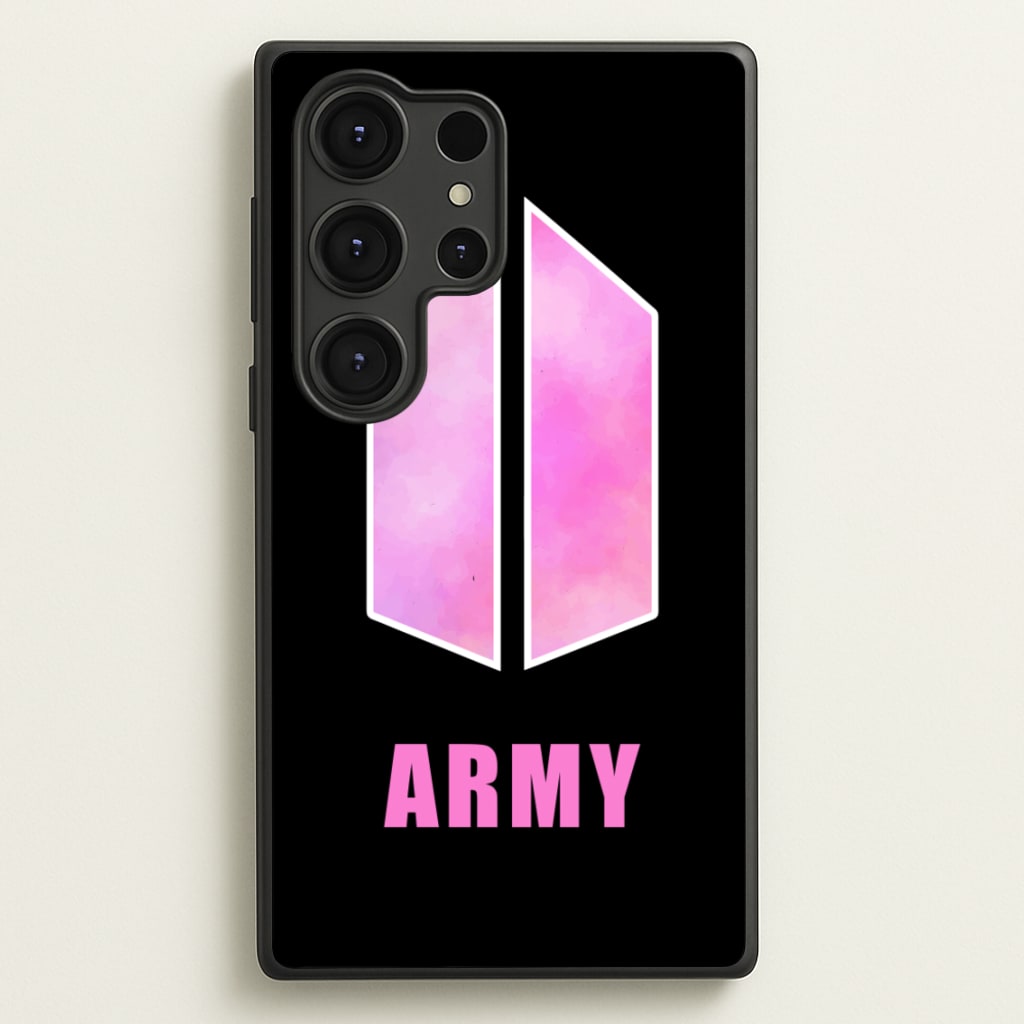 BTS Army Pink - K Pop - BTS Phone Case for Galaxy S25 Ultra