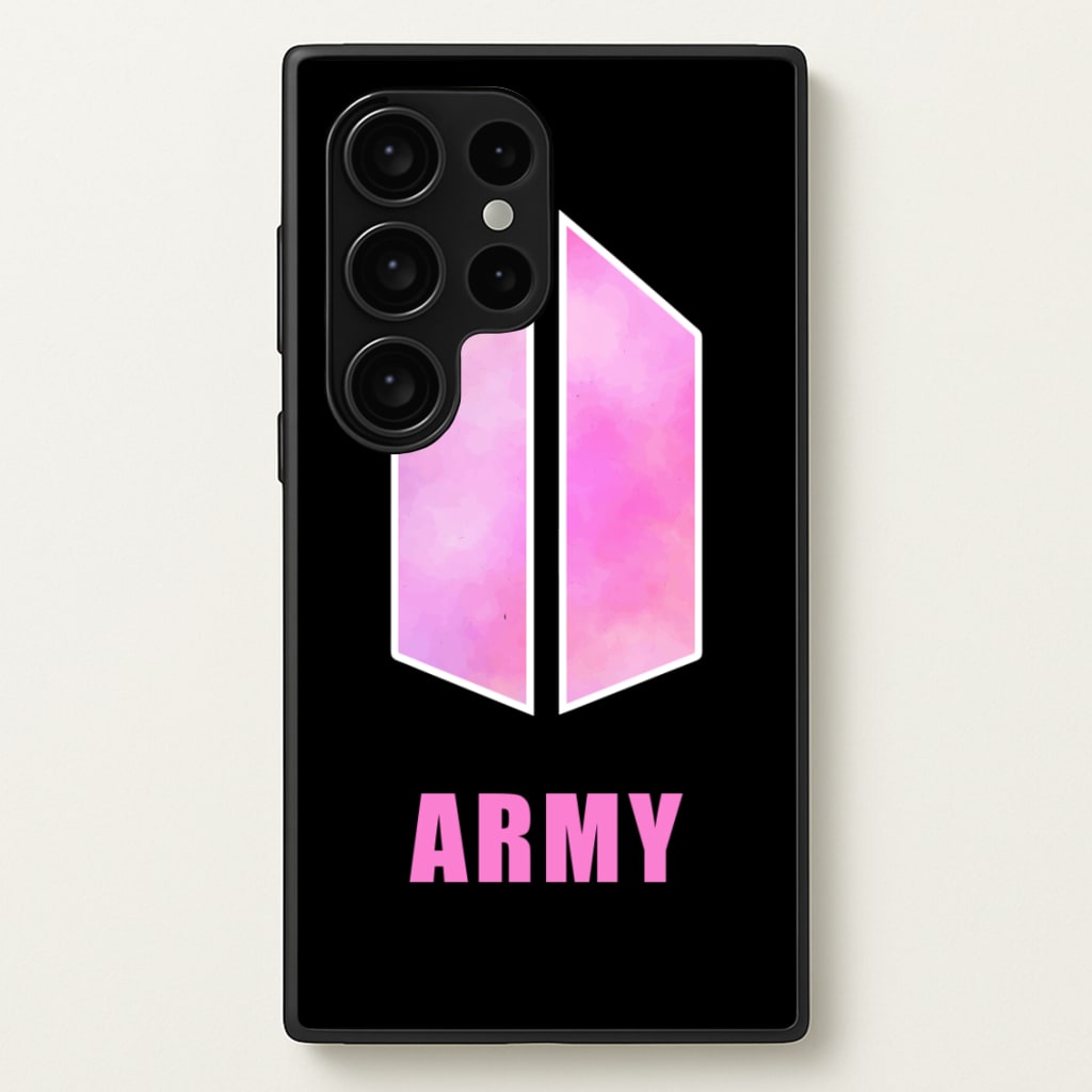 BTS Army Pink - K Pop - BTS Phone Case for Galaxy S24 Ultra