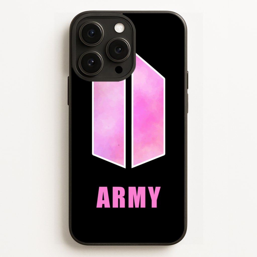 BTS Army Pink - K Pop - BTS Phone Case for iPhone 12 Pro Max