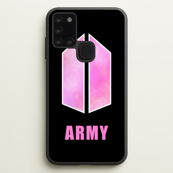 BTS Army Pink - K Pop - BTS Phone Case for Galaxy A21s