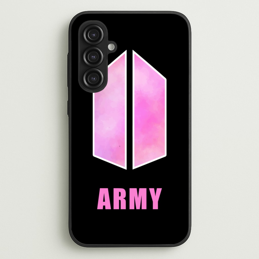 BTS Army Pink - K Pop - BTS Phone Case for Galaxy S23FE