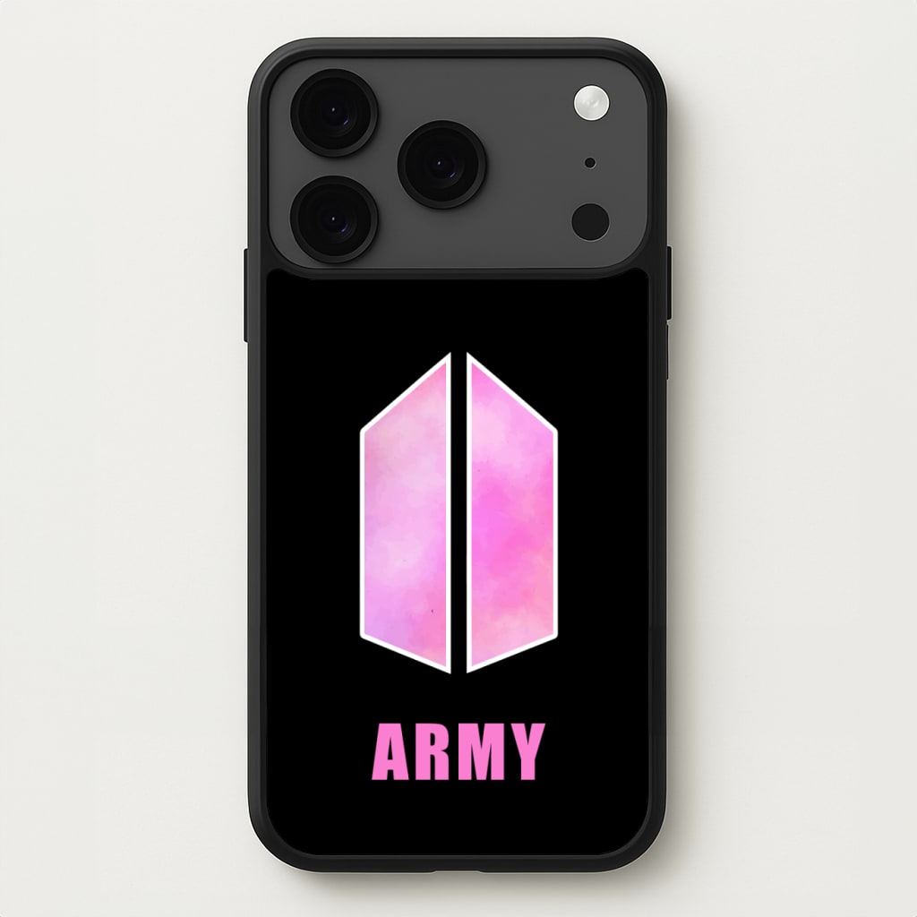 BTS Army Pink - K Pop Phone Case for iPhone 17 Pro