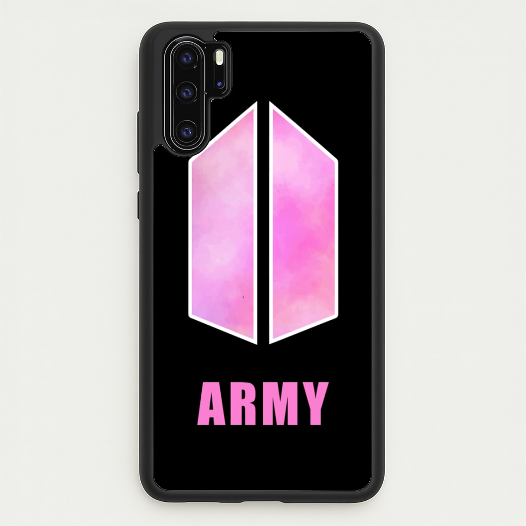 BTS Army Pink - K Pop - BTS Phone Case for Huawei P30 Pro