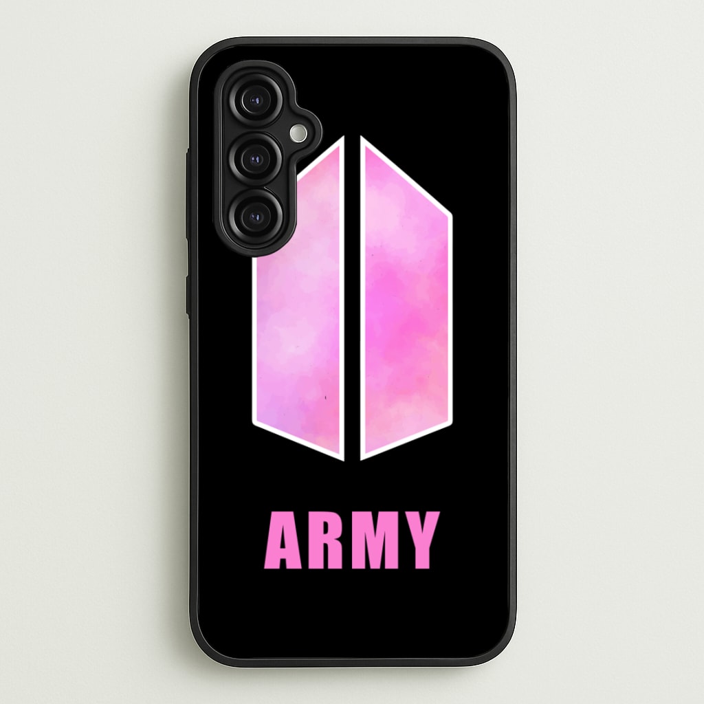 BTS Army Pink - K Pop - BTS Phone Case for Galaxy A14