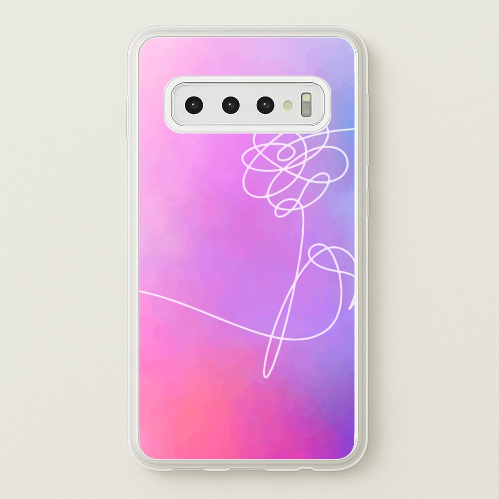 BTS Flower Pattern - K Pop - BTS Phone Case for Galaxy S10