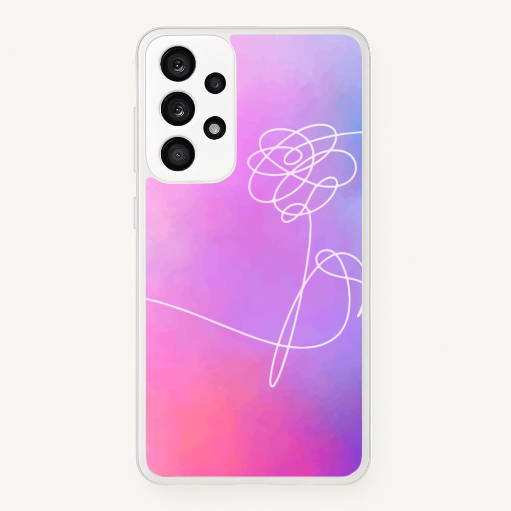 BTS Flower Pattern - K Pop - BTS Phone Case for Galaxy A33