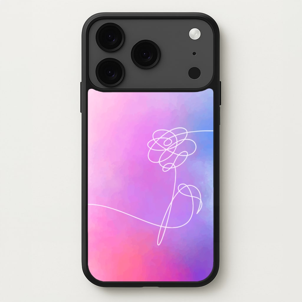 BTS Flower Pattern - K Pop Phone Case for iPhone 17 Pro