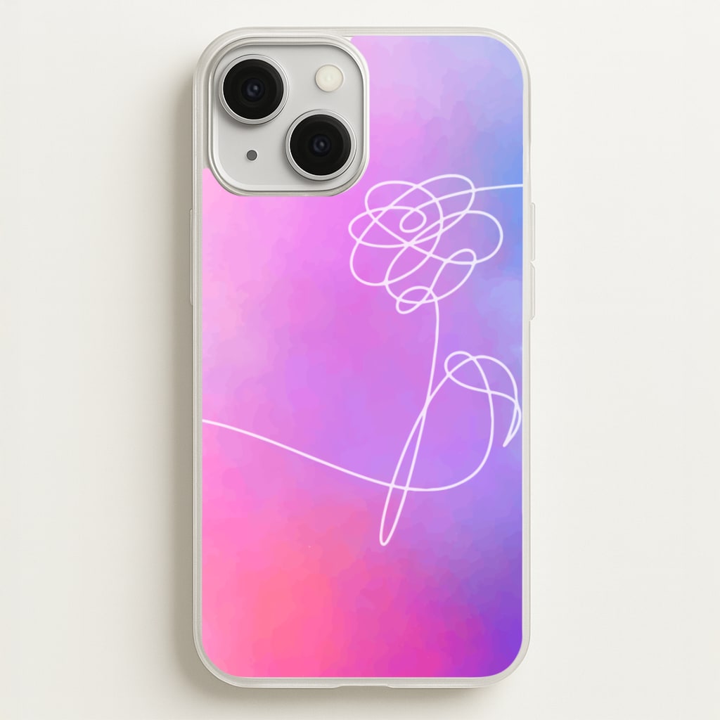 BTS Flower Pattern - K Pop - BTS Phone Case for iPhone 13 Mini