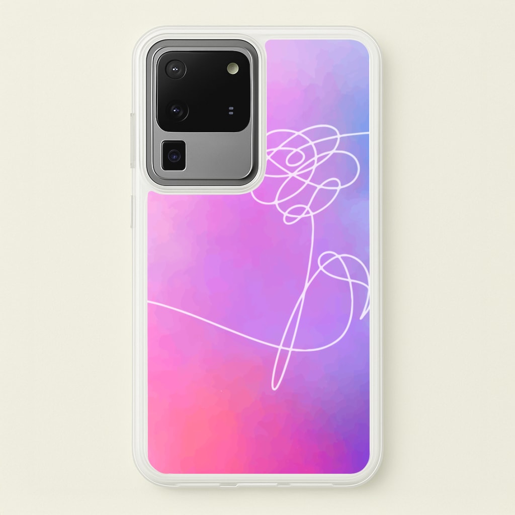 BTS Flower Pattern - K Pop - BTS Phone Case for Galaxy S20 Ultra