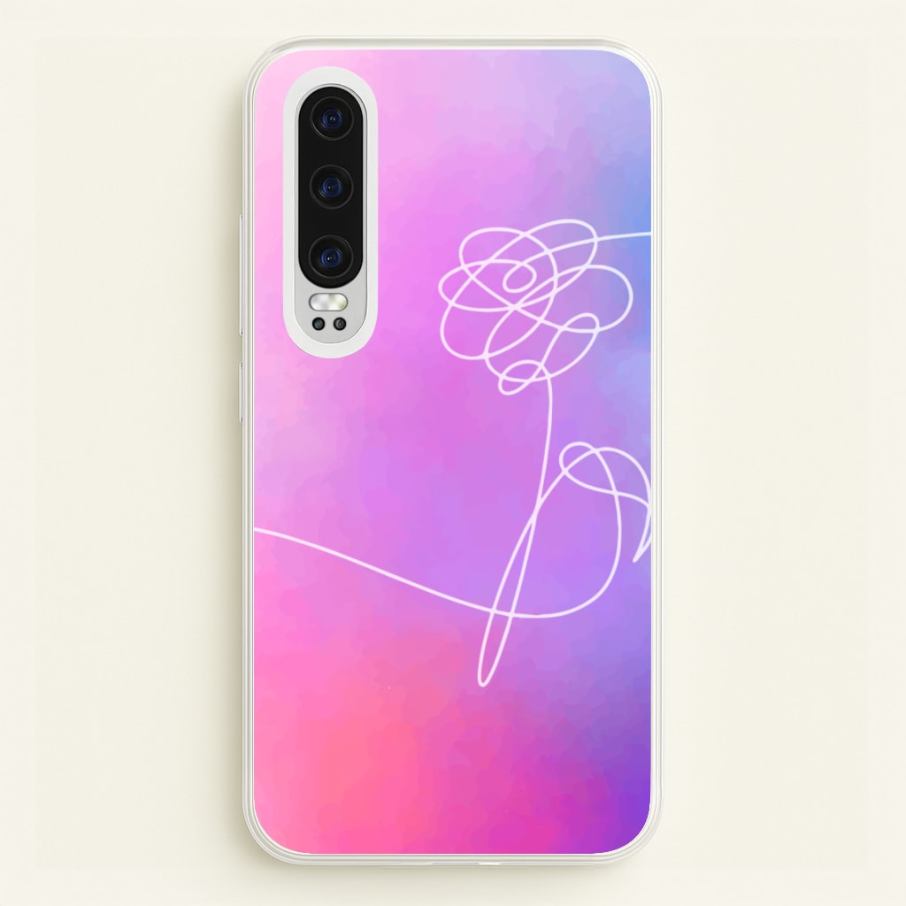 BTS Flower Pattern - K Pop - BTS Phone Case for Huawei P30