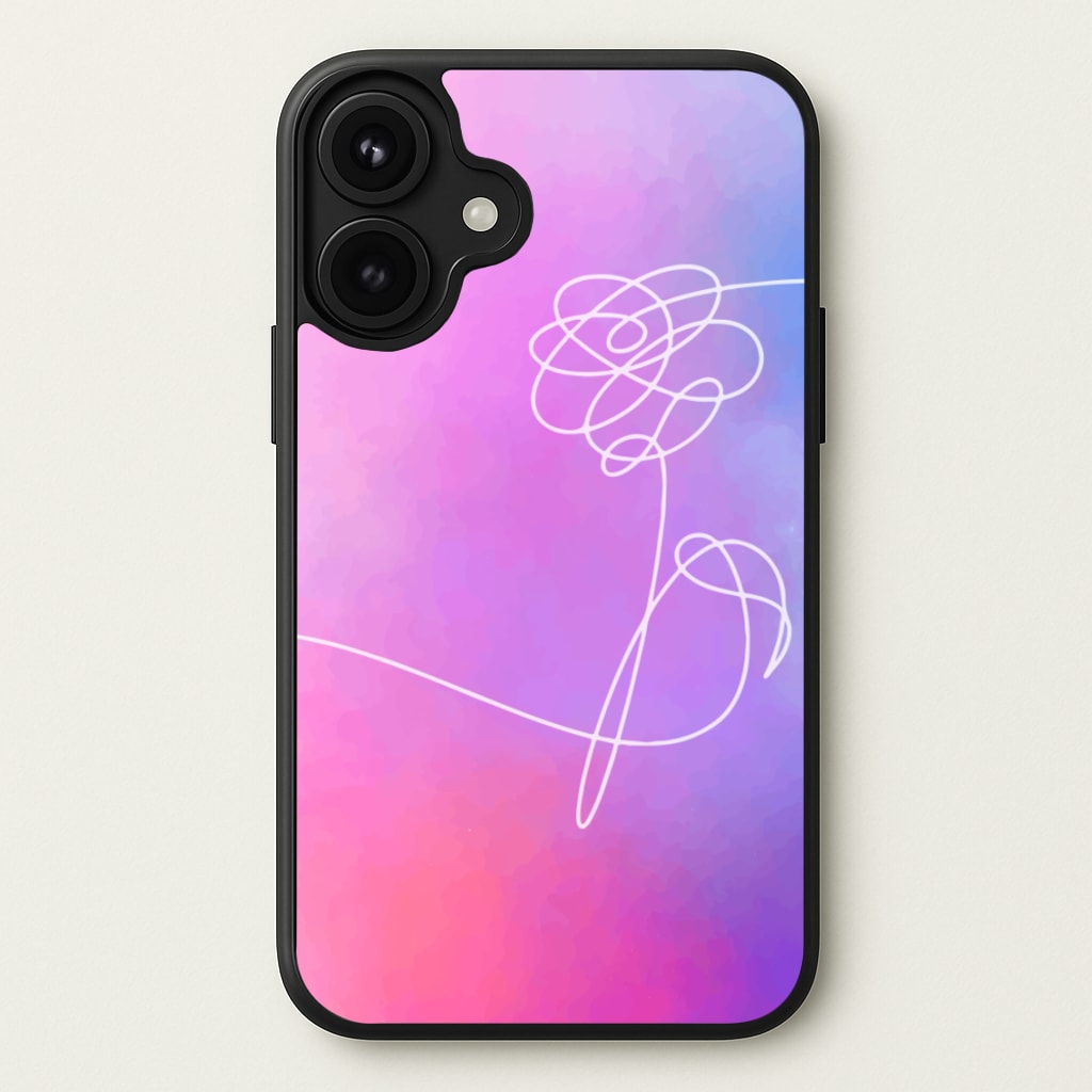 BTS Flower Pattern - K Pop Phone Case for iPhone 17