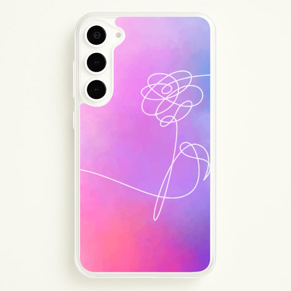 BTS Flower Pattern - K Pop - BTS Phone Case for Galaxy S23 Plus
